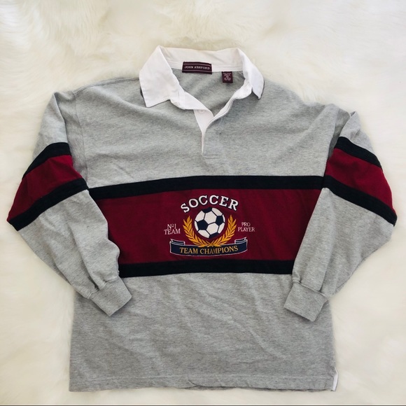 Vintage Other - Vintage Men’s Soccer Retro Long Sleeve M